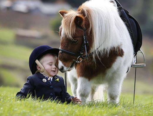 dziecko i kon